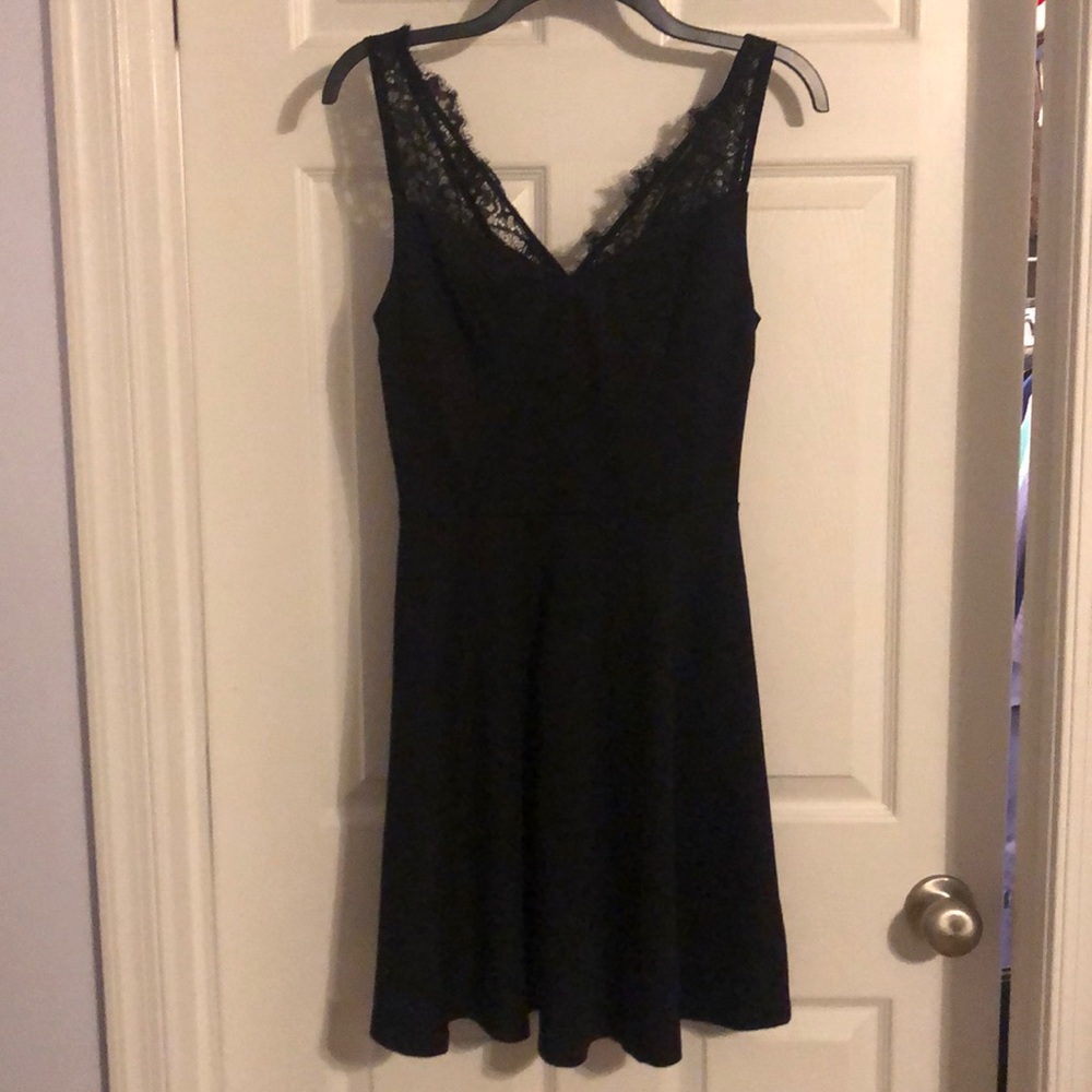 NWT AQUA brand black cocktail dress